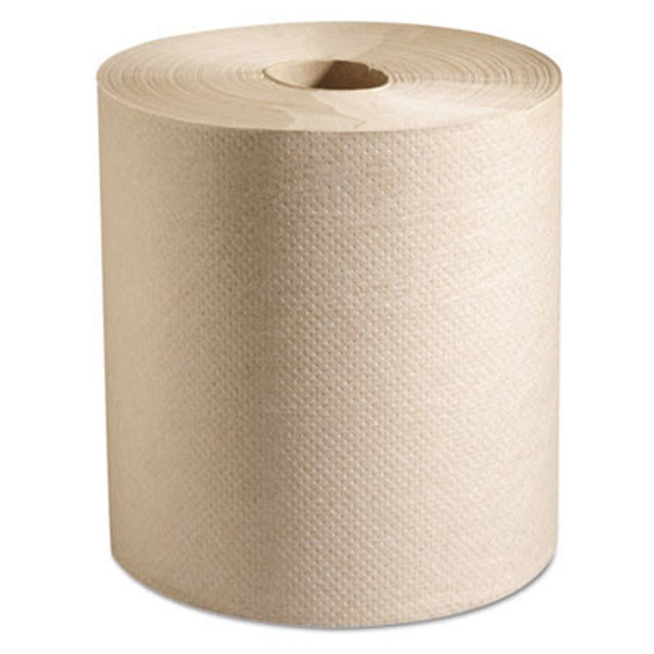 a09052d871738d6ec26fbb4fc8c280556fed1d6b613e7b27b7de5329498fc835.jpg Nittany Paper NP-6800EN Hardwound Roll Towels, 8" x 800ft, Natural, 6 - Image 1