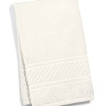 Martha Stewart Collection Spa 100% Cotton Hand Towel, 16" x 28", Created for Macy's - Vanilla
