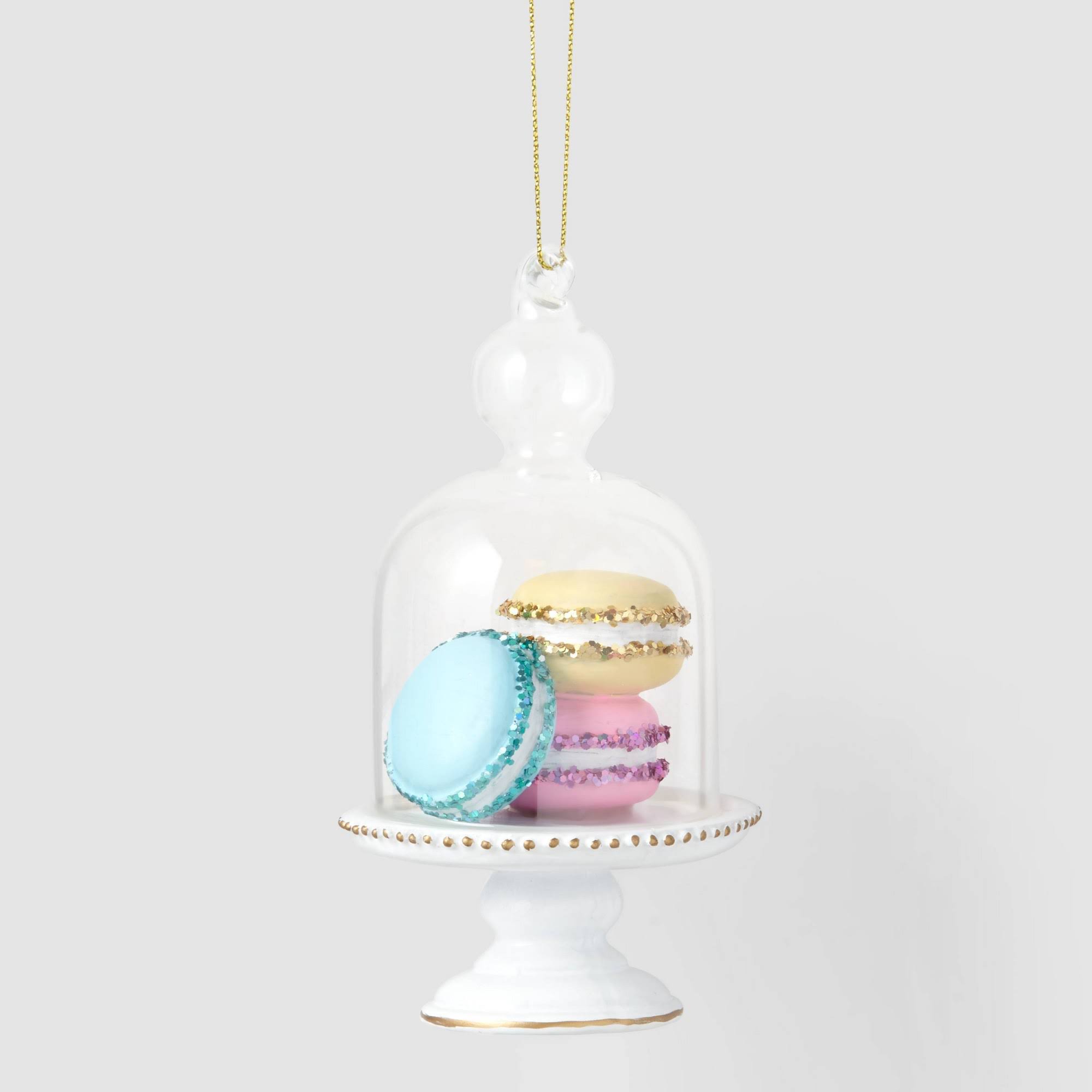 a0abcd585f1358cd5bb4ca777b3dff7eed9a0fcc89ae79bbb8ef6b9e755b76fc.jpg Wondershop Macaron Glass Christmas Tree Ornament | Target - Image 1