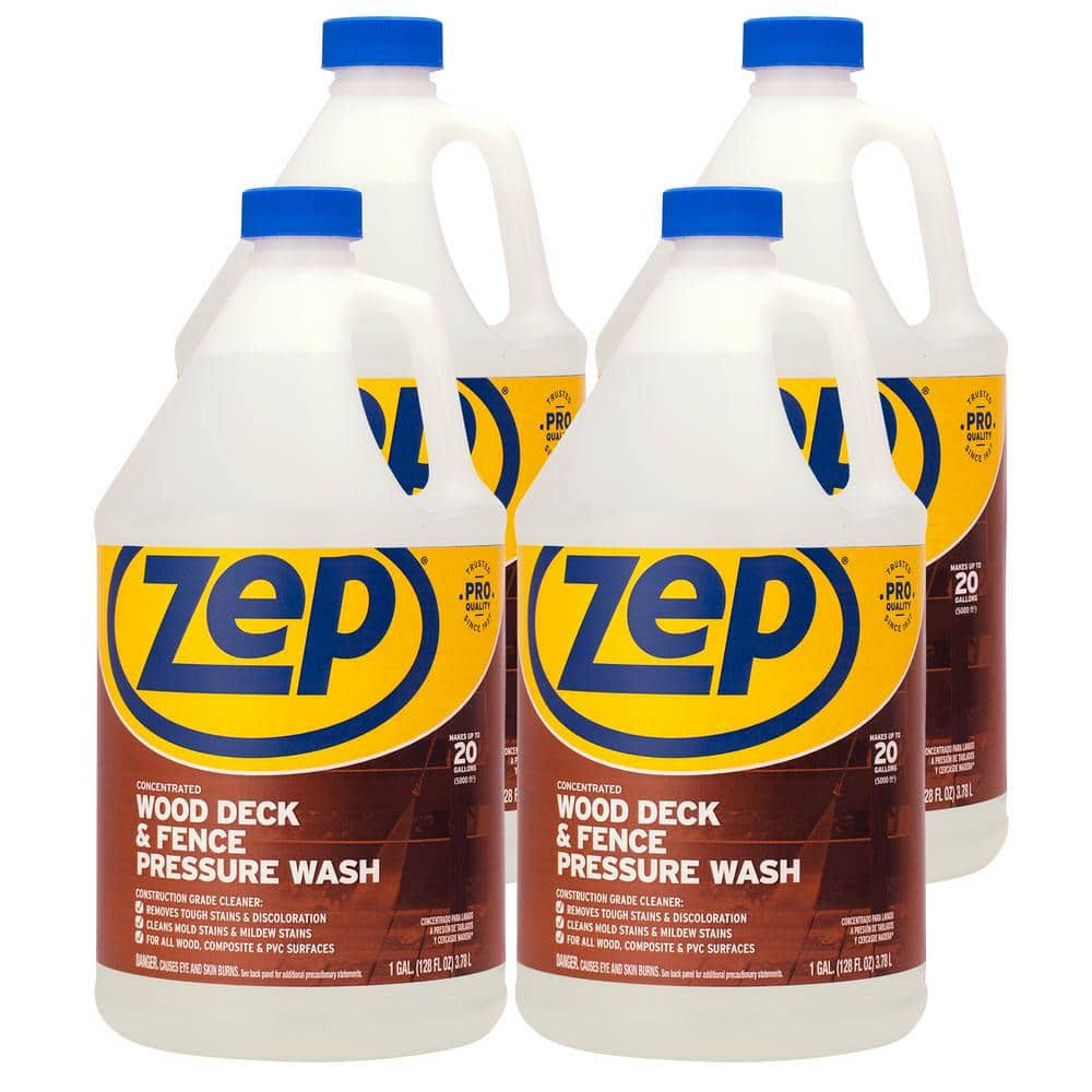 a0d5df4835eb2b794295bc6deb89d8a52cf377b7114861ec61a52d6a04887141.jpg 1 gal. Deck and Fence Cleaner (4-Pack) - Image 1