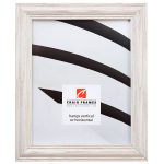 Craig Frames Wiltshire 440, Traditional Whitewash Hardwood Picture Frame, 16x24 inch
