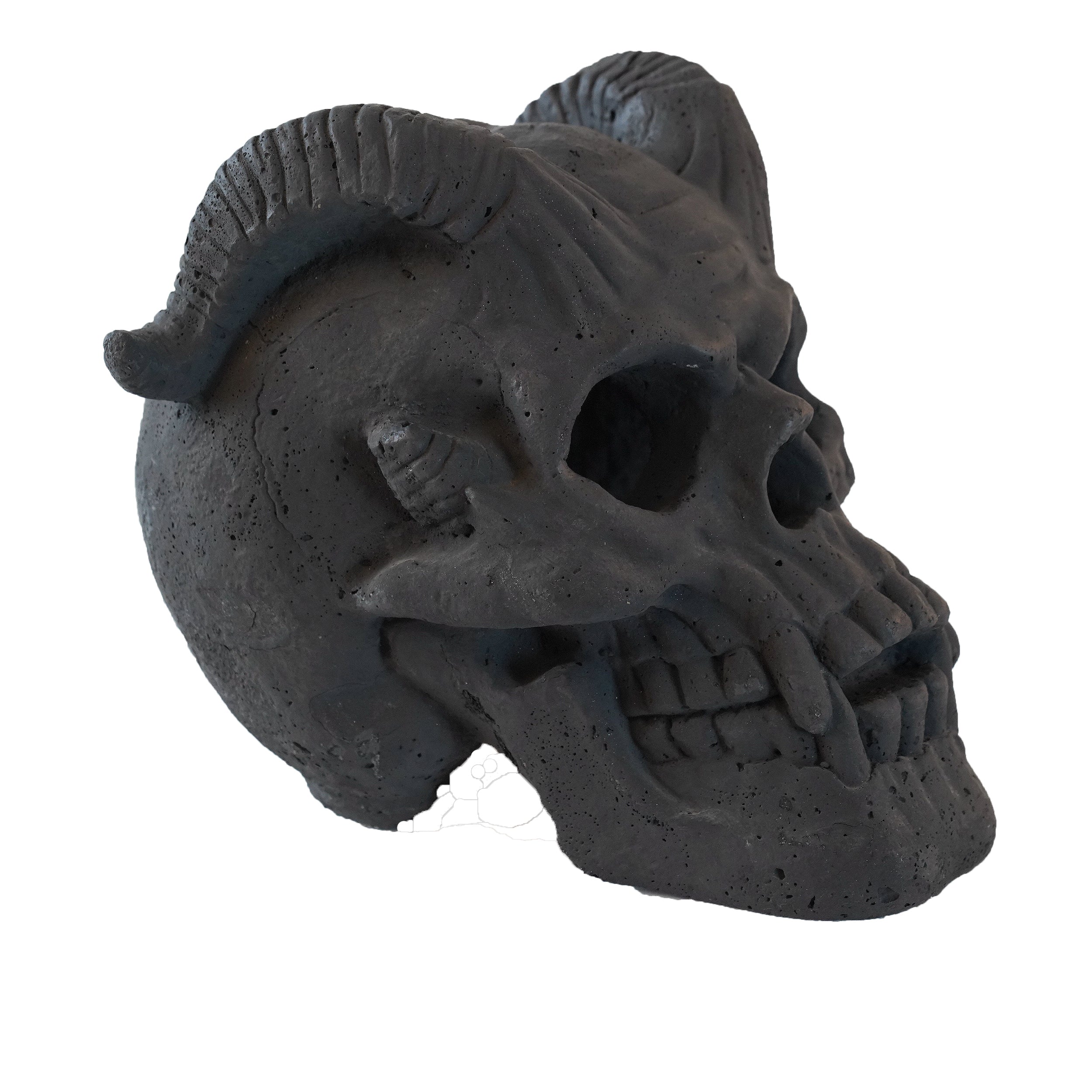 a1475aecbeab85af23b4ca7c4a6b57ac0dfd6a3c936a7d92177b1974898f6353.jpg AECOJOY Refractory Materials Fireproof Imitated Human Fire Pit Skulls Gas Log, Halloween Decor, BBQ - Image 1