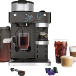 Ninja CFN602 Espresso & Coffee Barista System, Single-Serve Coffee & Nespresso Capsule Compatible, 12-Cup Carafe, Built-In Frother, Black