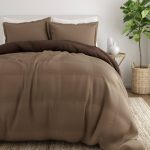 King Down Alternative Reversible Comforter Set - Taupe