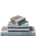 L.L.Bean Bean's Striped Organic Cotton Bath Towel - Hand Towel