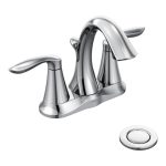 Moen 6410 Eva Chrome Two-Handle Bathroom Faucet