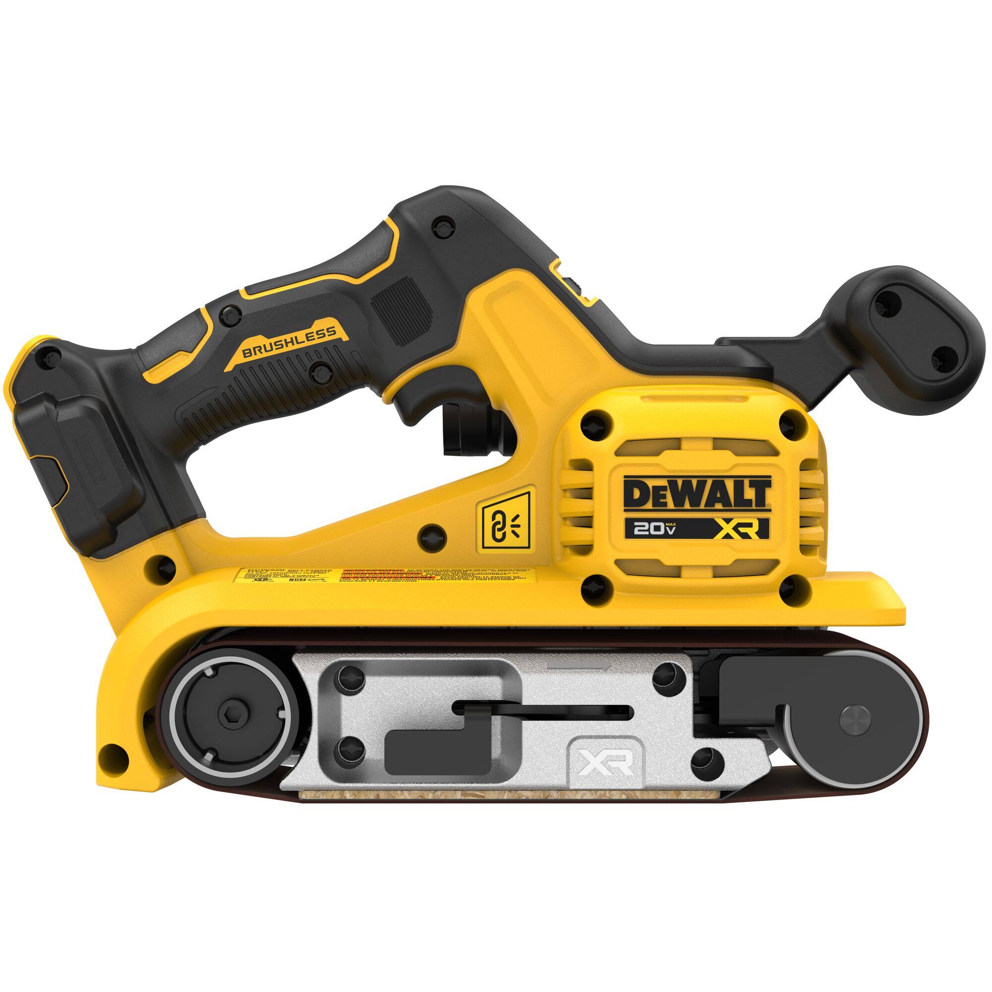 a1dd21de1acf023546922e7f240655bbda75776e3c504b3afb4a5a4e5666fee3.jpg DeWalt 20V MAX* XR Brushless Cordless Belt Sander (Tool Only) DCW220B-Instock - Image 1