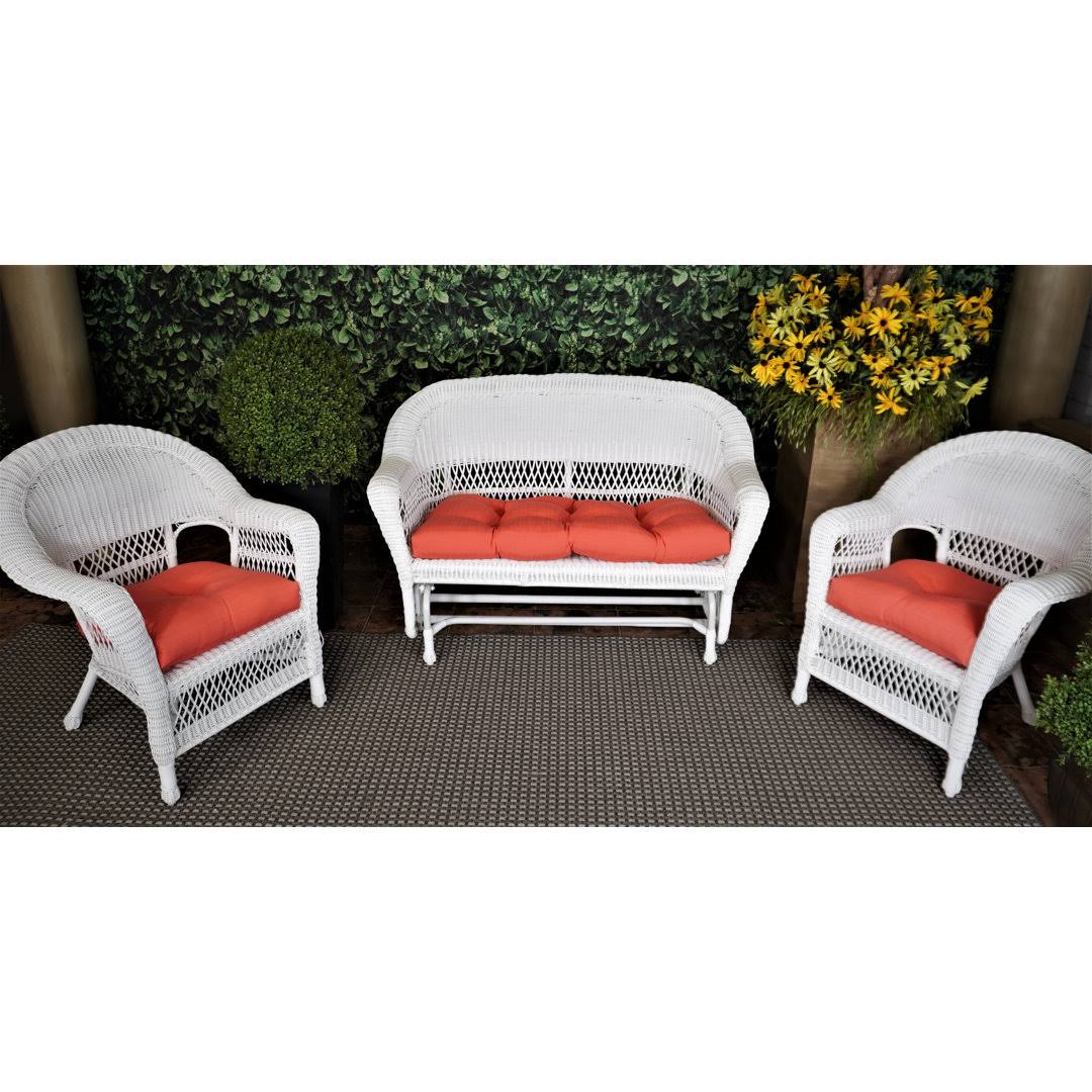 a1eb8650901e0a81026e77d8f813c23fa1b73c9a481c1ad49c25bb62adddde85.jpg Bay Isle Home Solid 3 Piece Outdoor Loveseat/Chair Cushion Set - Image 1