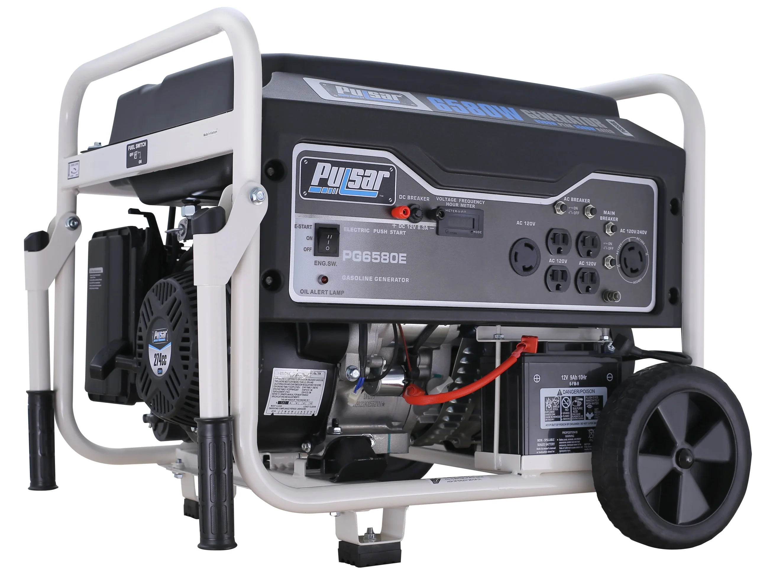 a20db4330e795e23f8758cd7ada56dbce268a0af628de7fbf49060e465206744.webp Pulsar 6580 - Watt Portable Generator with Electric Start - Image 1