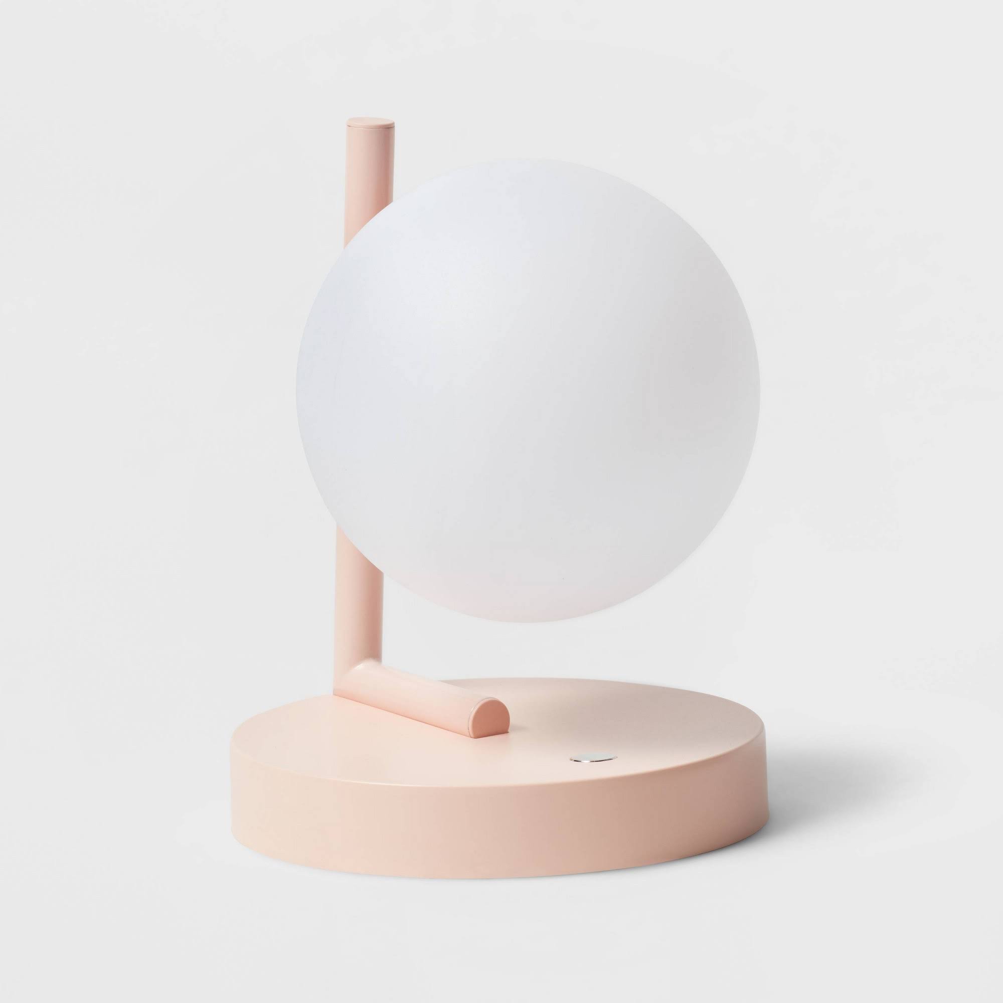 a244a8bd76d1ceb2ea406a9cfaba028add3dfd06a0335db7b9627623a99dd650.jpg Round Bulb Kids' Nightlight with Switch Pink - Pillowfort - Image 1