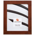 Craig Frames FM26WA1216C 1.26-Inch Wide Picture/Poster Frame in Smooth Grain Finish, 12 by 16-Inch, Dark Brown