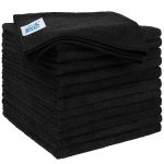 HOMEXCEL Microfiber Cleaning Cloths 12 Pack, Premium 16 x 16 inch Microfiber Towel for Cars, Ultra Absorbent Car Washing Cloth, Lint Free Streak