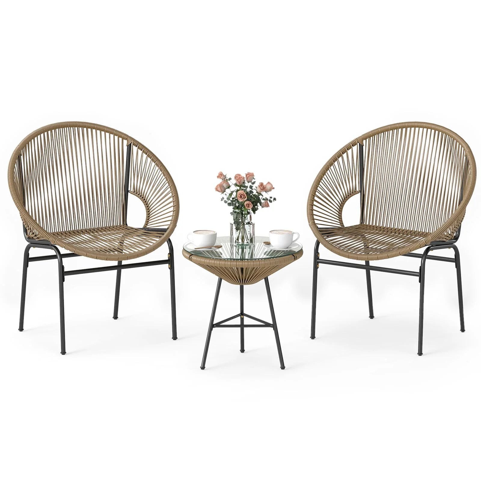 a27e3363cf22f9f69e82159f4588bcd60c33a09b7e8de473b979d07ffdfb7f7d.webp Tangkula 3 Piece Outdoor Patio Furniture Set - Image 1