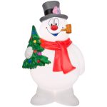 Warner Brothers Frosty The Snowman 23.82-in Licensed Door Decoration with White LED Lights | 882068
