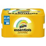 Bounty Essentials Select-A-Size Paper Towels | White | 12 Double Rolls
