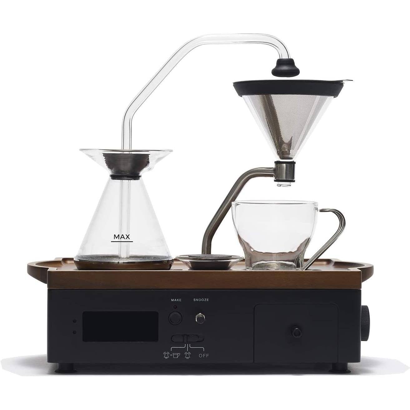 a2b8b480d6198401081981b4b8dab966cdb3cada80a634f8506d1215b85c151b.jpg Soda Says x Barisieur Coffee & Tea Alarm Clock Black - Image 1