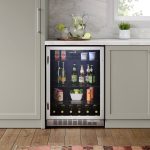 EdgeStar CBR1502SG 24 inch Wide 142 Can Built-In Beverage Cooler with Tinted Door