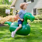 HearthSong Inflatable Ride-On Hop 'n Go Dinosaurs Single