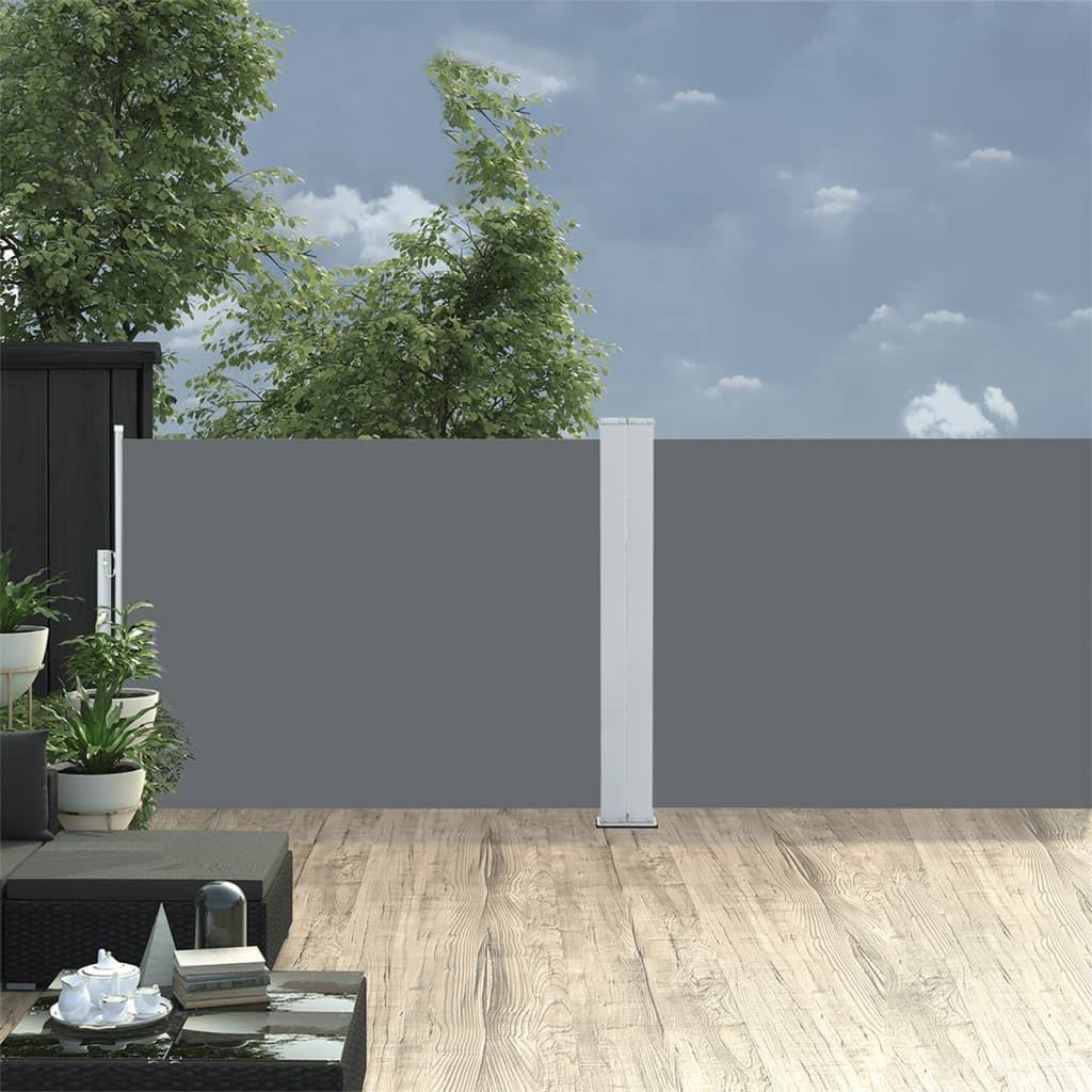 a303d4e09448dbbdf3ae22e40e3dd93e11a2516713e08846ce75d94ecebbb22f.jpg vidaXL Retractable Side Awning Anthracite 47.2"x393.7" - Image 1