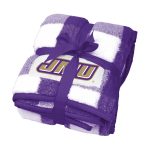 NCAA James Madison Dukes Buffalo Check Frosty Fleece Throw Blanket