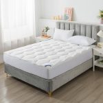 Royal Velvet Honeycomb Soft Knit Mattress Topper, White, Full