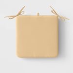 16"x16" Outdoor Chair Seat Cushion Tan - Room Essentials