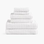 Under The Canopy Cotton & Hemp Towel - White White / Bath Towel