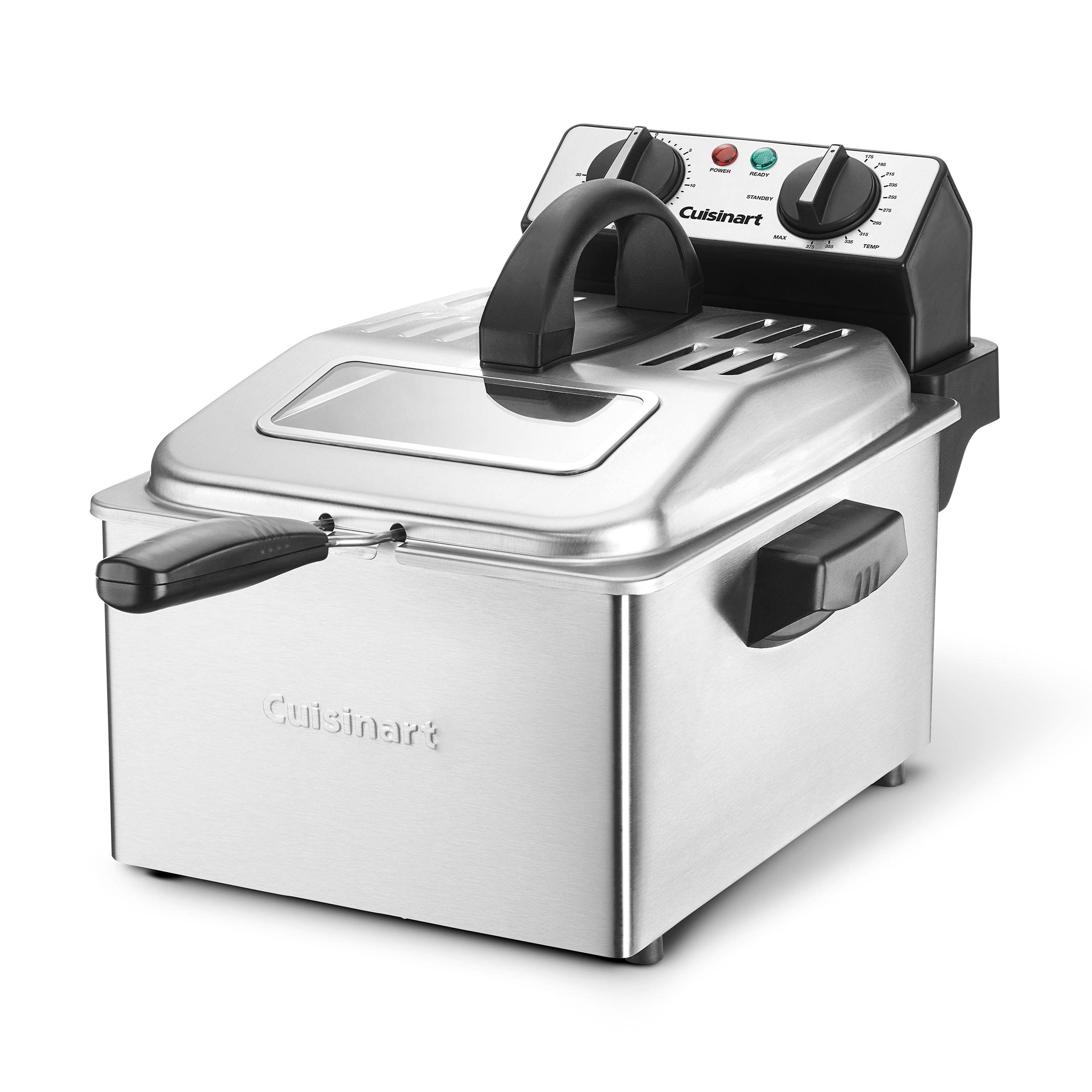 a3c89913748ebc92e8fcb201967d60bca511108f6a763def523c4a2bb9a807c7.jpg Cuisinart - 4-Quart Deep Fryer - Image 1