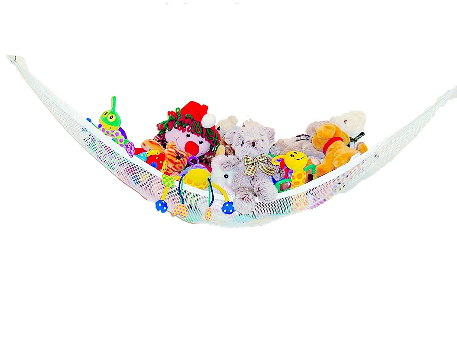 a3cc6e66bb338661043aa1469c88c43b5ddf0d30a4abf013606d9168f8350226.jpg Dreambaby Toy Storage Hammock and Chain - Image 1