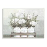 Stupell Industries Pristine Hydrangea Bouquets Thankful Grateful Blessed Sentiment, 10 x 15, Designed by Dogwood Portfolio