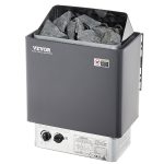 VEVOR Sauna Heater, 9KW 220V Electric Sauna Stove, Steam Bath Sauna Heater with Built-In Controls, 3H Timer and Adjustable Temp for Max. 317-459