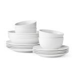 Member's Mark 16 Piece Porcelain Dinnerware Set White