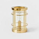 Threshold Metal 6.5" x 4.5" Bronze Edison Bulb Scent Warmer | Target