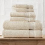 StyleWell 6-Piece Hygrocotton Towel Set in Oatmeal