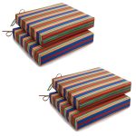 HARBOREST Indoor/Outdoor Chair Cushions Set of 4 Waterproof,Square Corner Outdoor Cushions for Patio Furniture - Patio Chair Cus