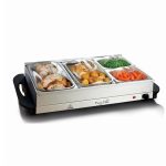 MegaChef Buffet Server, Food Warmer with 4 Removable Sectional Trays