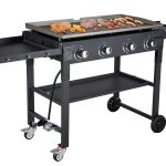 4 Burner 36 Outdoor Propane Gas Griddle Grill Cooking Station