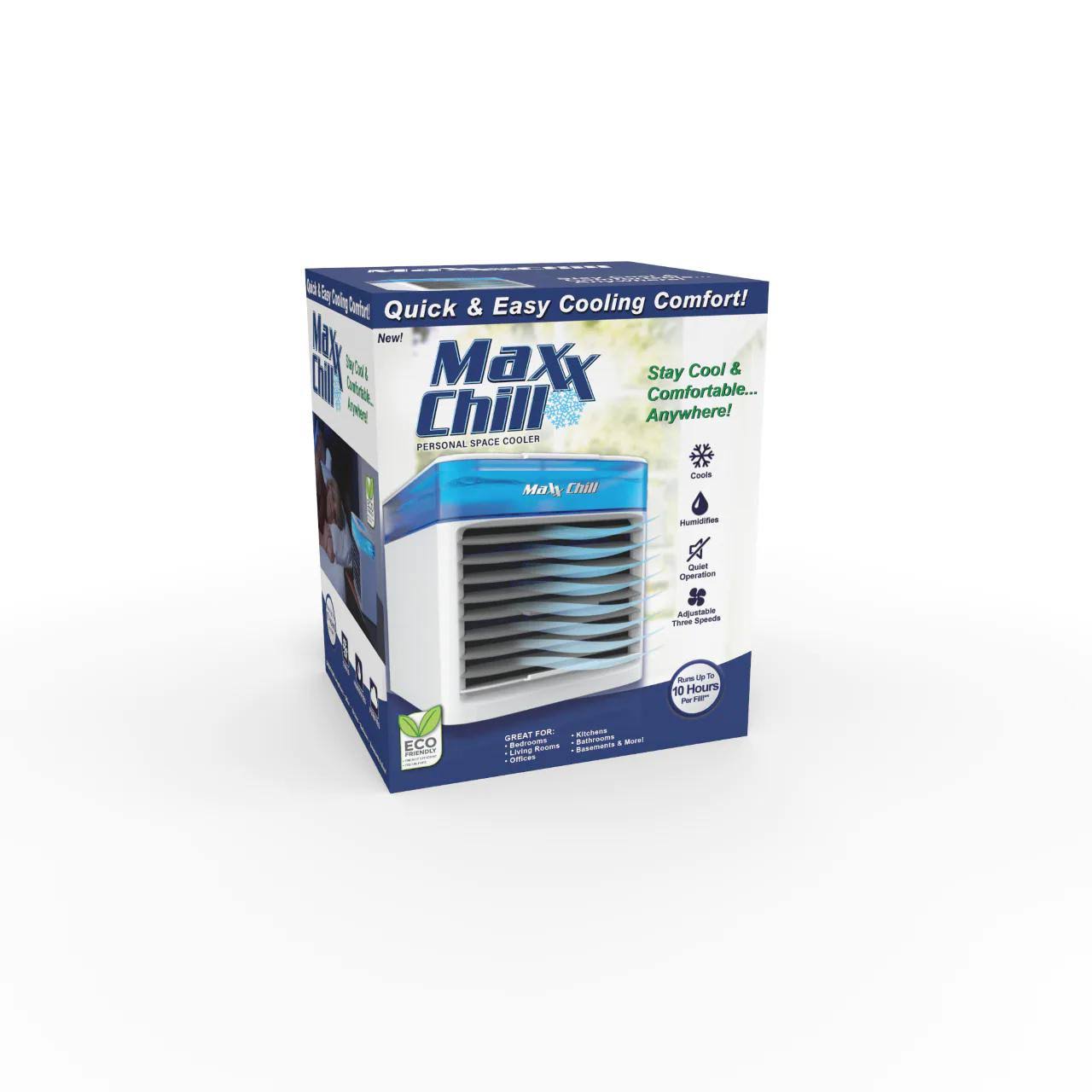 a508c0b5558c1e1f36b14eec564a5d0d3205e8961f62d92762fc57f1430ebd1e.jpg Maxx Chill 120-Volt White Ventless Portable Air Conditioner - Image 1