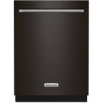 KDTE204KBS KitchenAid 39 DBA Dishwasher in PrintShield Finish with Third Level Utensil Rack Black Stainless Steel