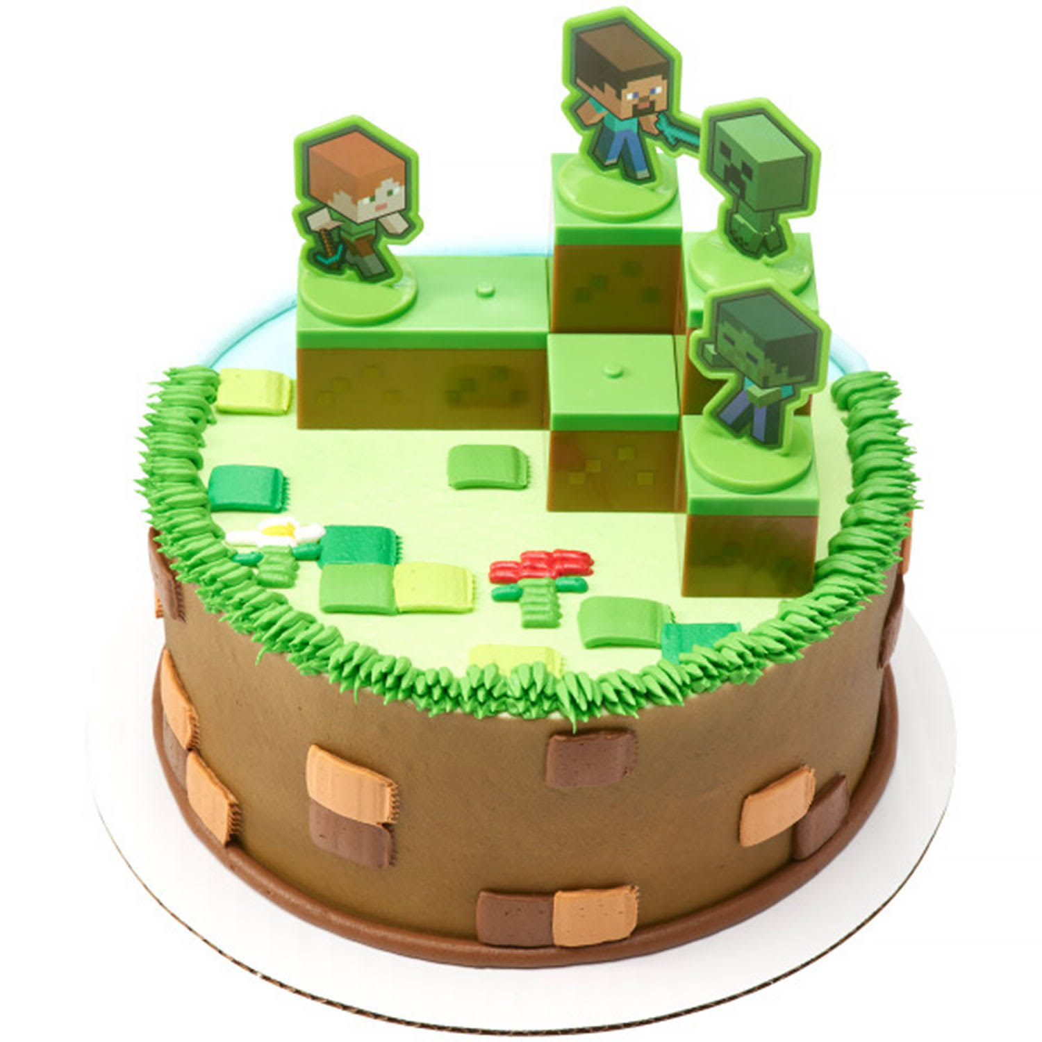 a55be778131c6dda7f448f4d577b9c66fc714c017bdf873e65715c8de8732e63.jpg Decopac Minecraft Mobs Beware Cake Topper Decoration - Image 1