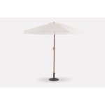 Living Accents 8081674 9 ft. Tiltable White Patio Umbrella