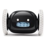 Clocky Alarm Clock on Wheels - Black