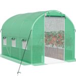 YITAHOME 10x6.5x6.5ft Greenhouses Large Walk-In Green House Heavy Duty Tunnel Green Houses Outdoor Portable Plant Gardening Upgraded Galvanized