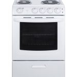 Summit 24" Wide Electric Coil Range White RE2411W