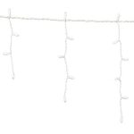200-Count Cool White LED Icicle Lights with 8 Sync Lighting Functions, 24', Holiday Time