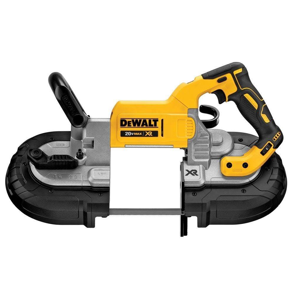 a6762279ae100120a955a8826e3d1db69f28c366031e864f1e707bd089809c82.jpg DeWalt DCS374B 20V Max Deep Cut Band Saw - Image 1