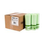 EcoSafe Compostable Bags, Translucent Green, 26" x 36"