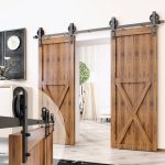 Barn Standard Double Door Hardware Kit Homacer Track Length: 60 in.