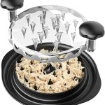 Chickey Thickey Chicken Shredder with Cleaning Brush, Meat Shredder Tool Twist for Effortlessly Shredding Chicken and Vegetables - Have A Transparent