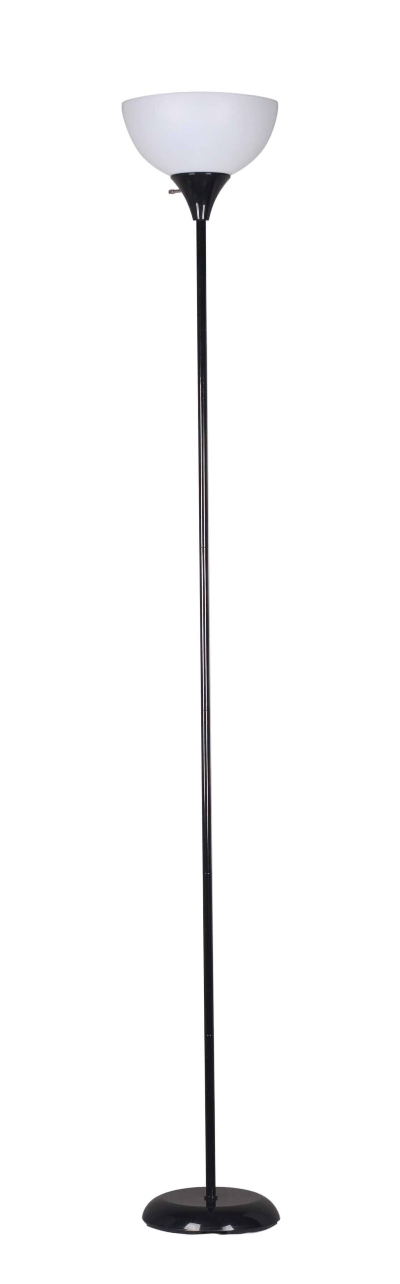 a6c6c3de829333446c220521c7981bc83c40c0f3cad745c940e912c15e610b64.jpg Mainstays 71" Floor Lamp Black - Image 1